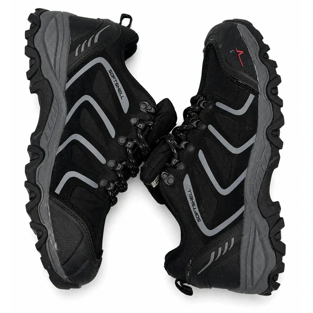 Nortiv 8 Waterproof Softshell Hiking Shoes Mens Size 7‎ Black Lightweight 160448